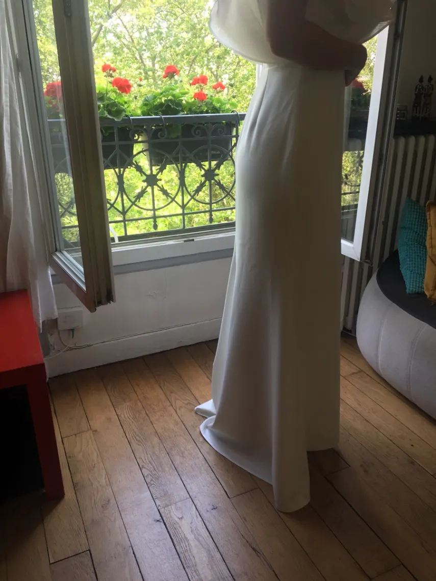 Après réparation 2 — Retouche Robe de mariée