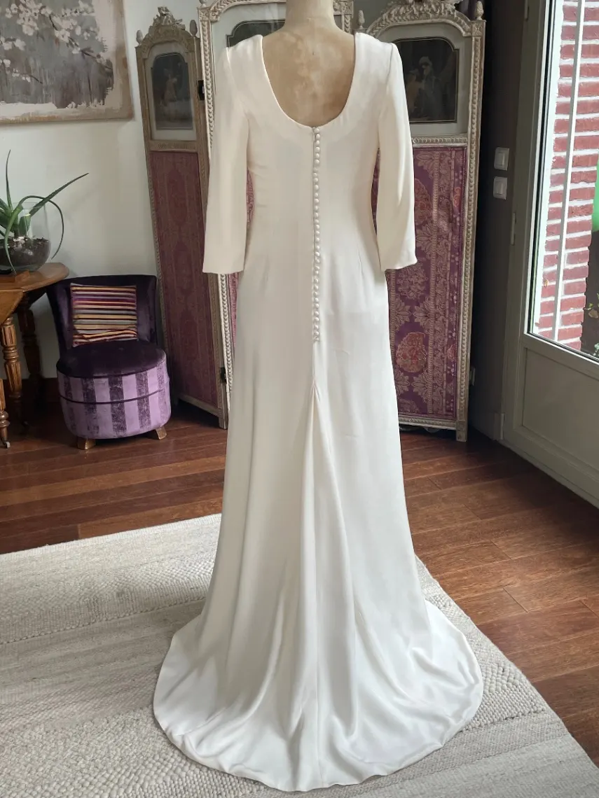 Après réparation 2 — Création sur-mesure Robe de mariée