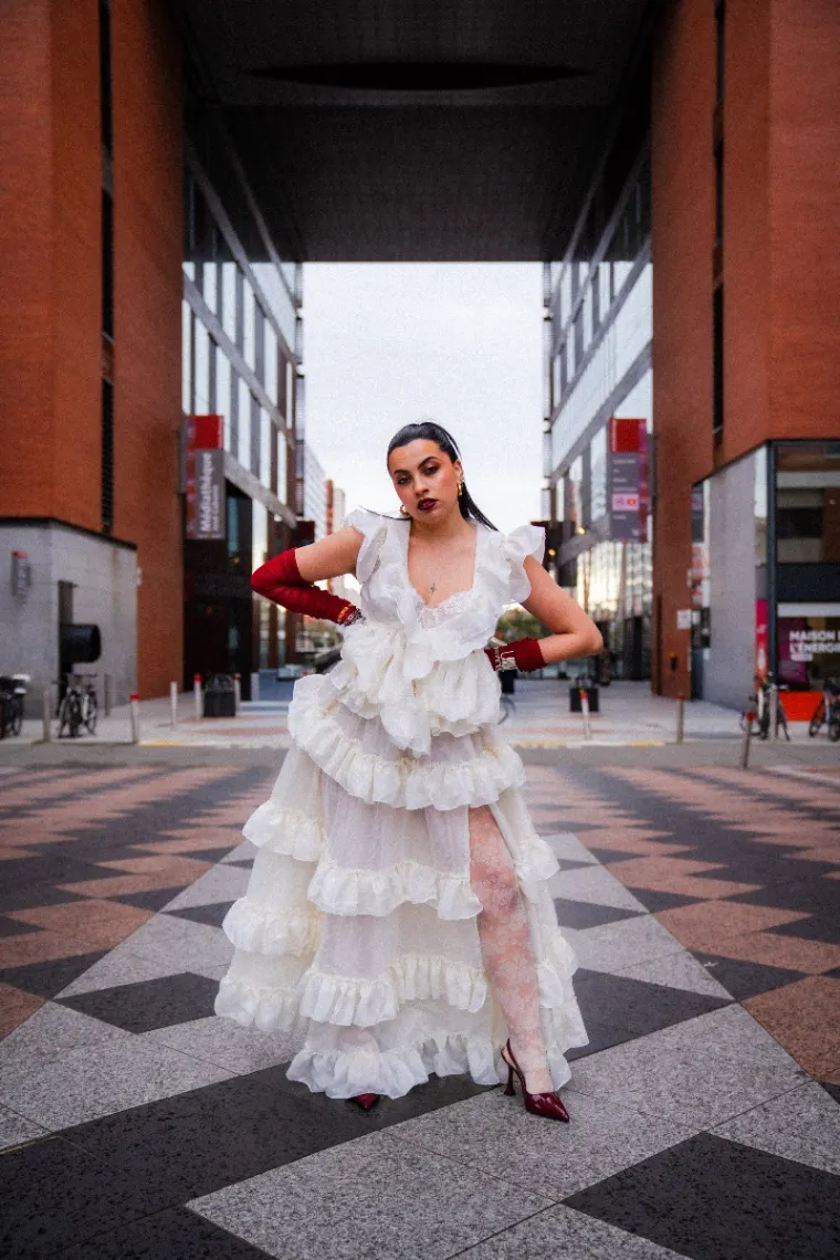 Après réparation 3 — Création sur-mesure Robe de mariée