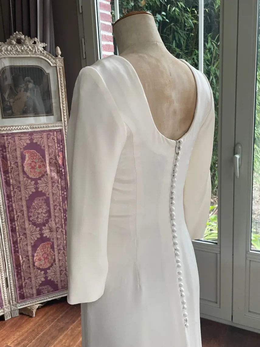 Après réparation 3 — Création sur-mesure Robe de mariée