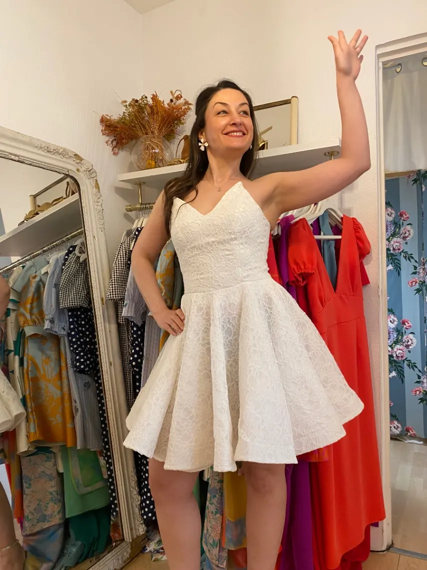 Après réparation 4 — Création sur-mesure Robe de mariée