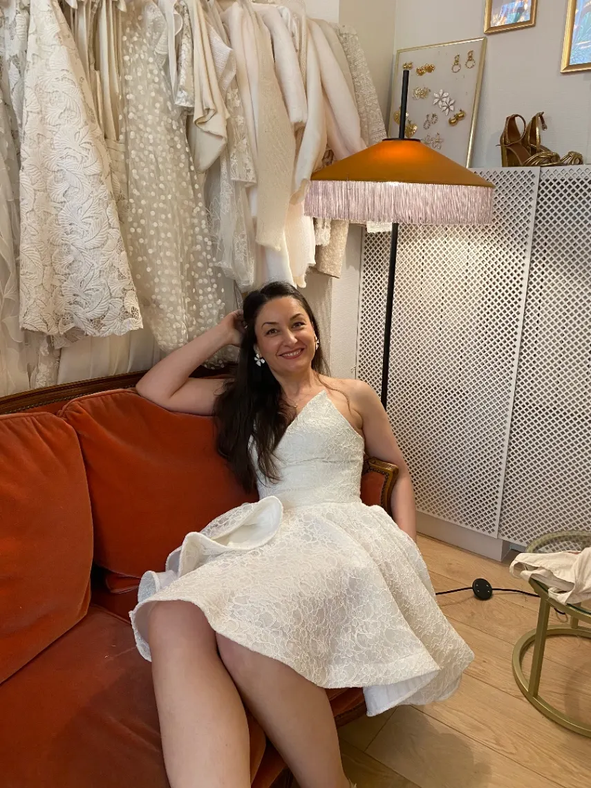 Après réparation 6 — Création sur-mesure Robe de mariée