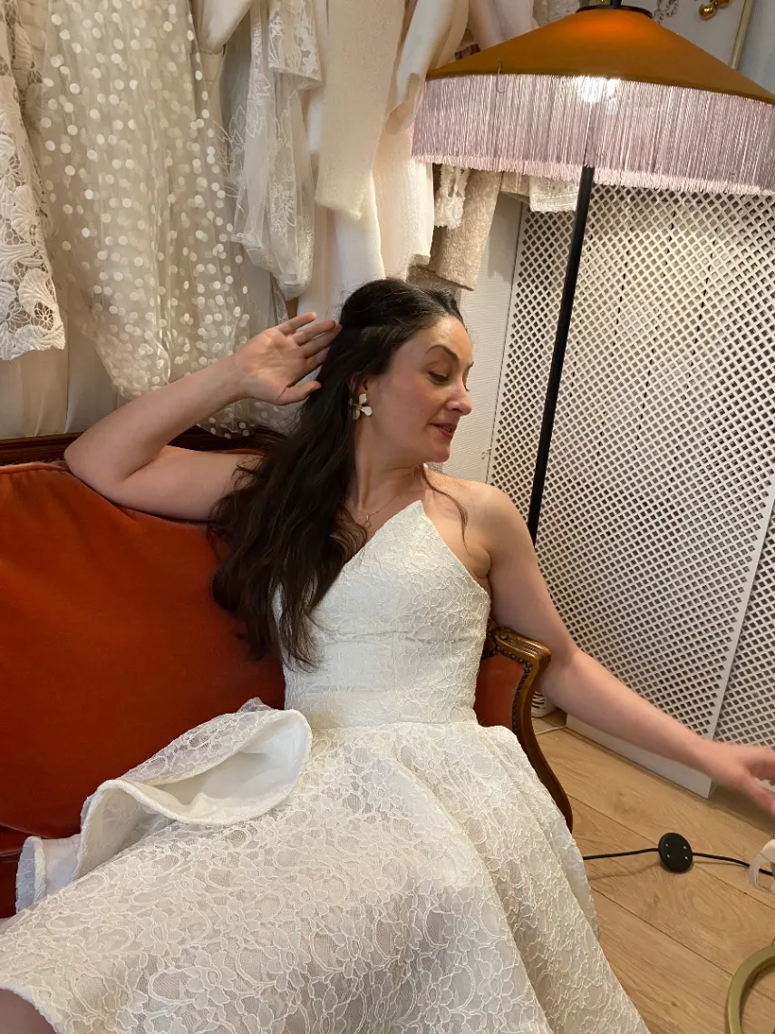 Après réparation 7 — Création sur-mesure Robe de mariée