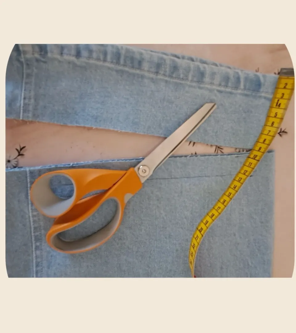 Avant réparation 1 — Retouche Jeans