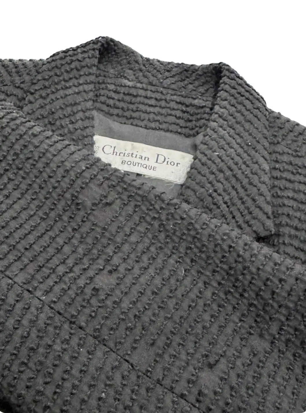Avant réparation 1 — Réparation Manteau/Veste Dior