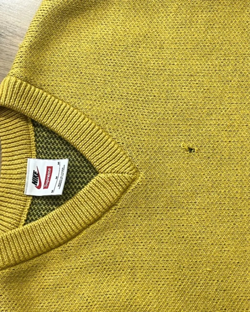 Avant réparation 4 — Réparation Maille Nike
