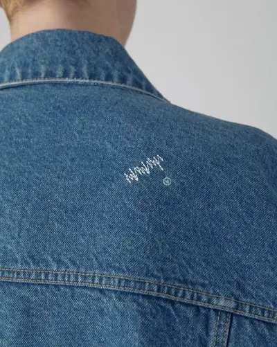 Après réparation 1 — Personnalisation Jeans Miu Miu