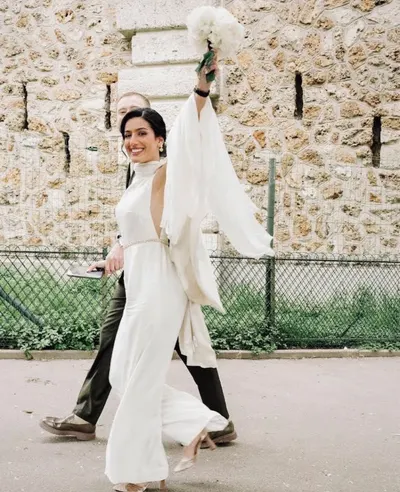 Après réparation 1 — Création sur-mesure Robe de mariée