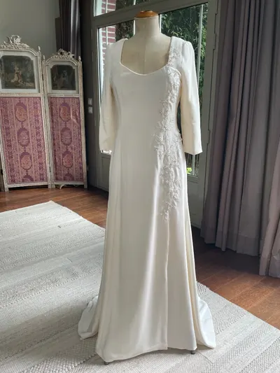 Après réparation 1 — Création sur-mesure Robe de mariée