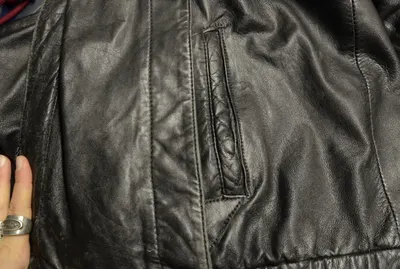 Après réparation 1 — Réparation Blouson en cuir