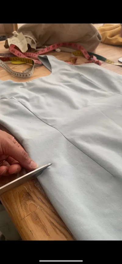Avant réparation 2 — Upcycling Robe / Jupe / Combi / Short