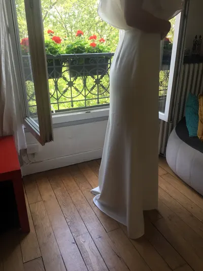 Après réparation 2 — Retouche Robe de mariée