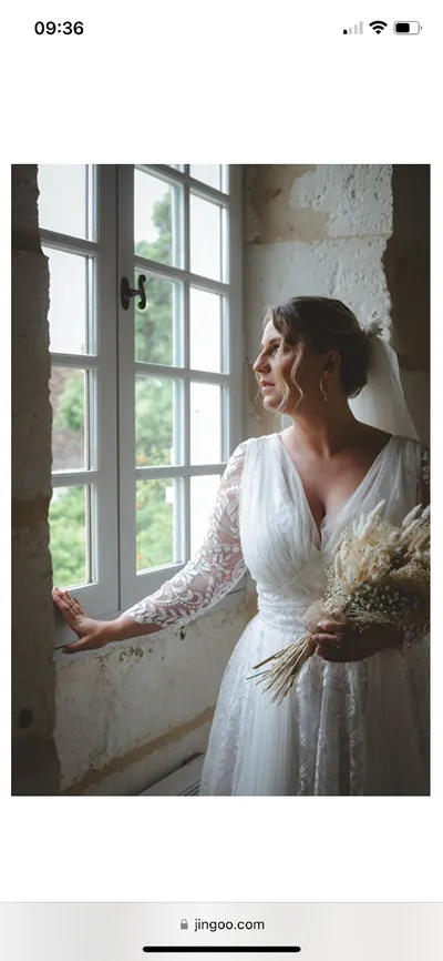 Après réparation 2 — Création sur-mesure Robe de mariée