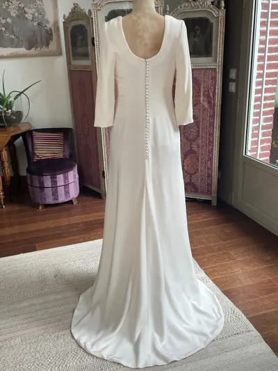 Après réparation 2 — Création sur-mesure Robe de mariée