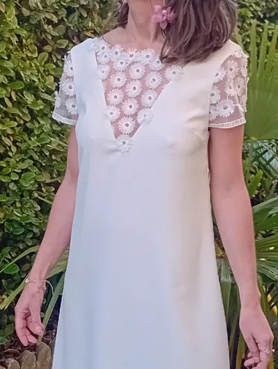 Après réparation 3 — Création sur-mesure Robe de mariée