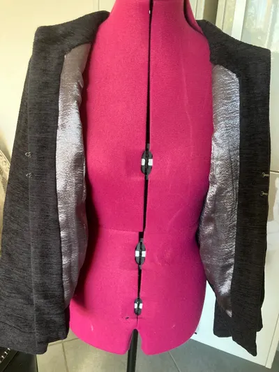 Après réparation 3 — Création sur-mesure Manteau/Veste