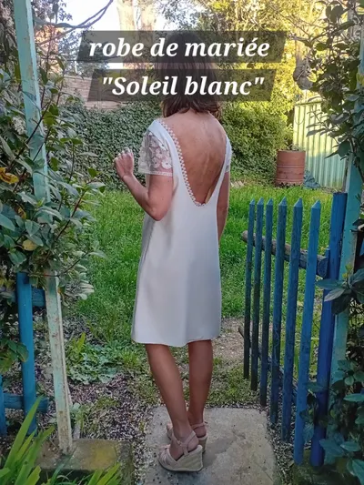 Après réparation 5 — Création sur-mesure Robe de mariée