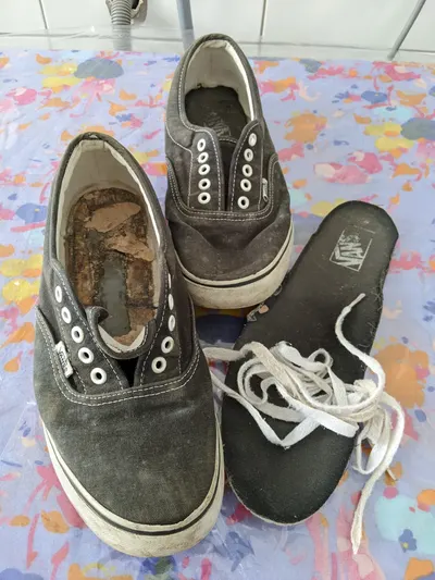 Avant réparation 1 — Réparation Sneakers / Baskets Vans