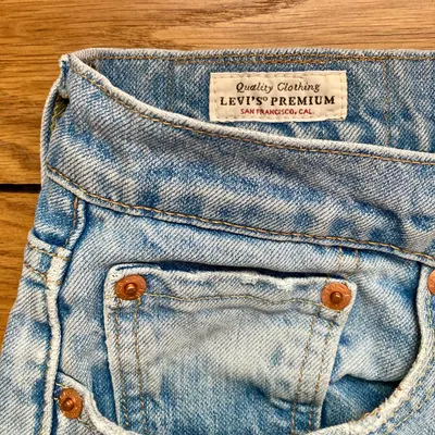 Avant réparation 2 — Réparation Jeans Levi's