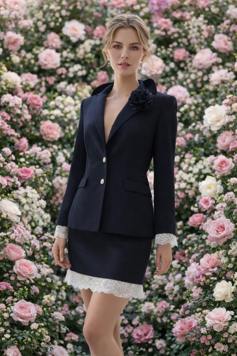 Après : Création sur-mesure Manteau/Veste – par Georges Bedran Designer à Paris