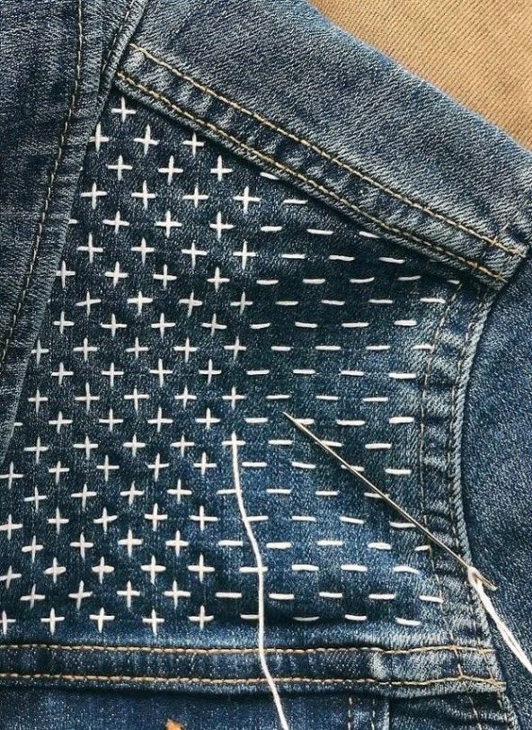 Après : Personnalisation Jeans Samsoe&Samsoe – par L'atelier du jean à Paris