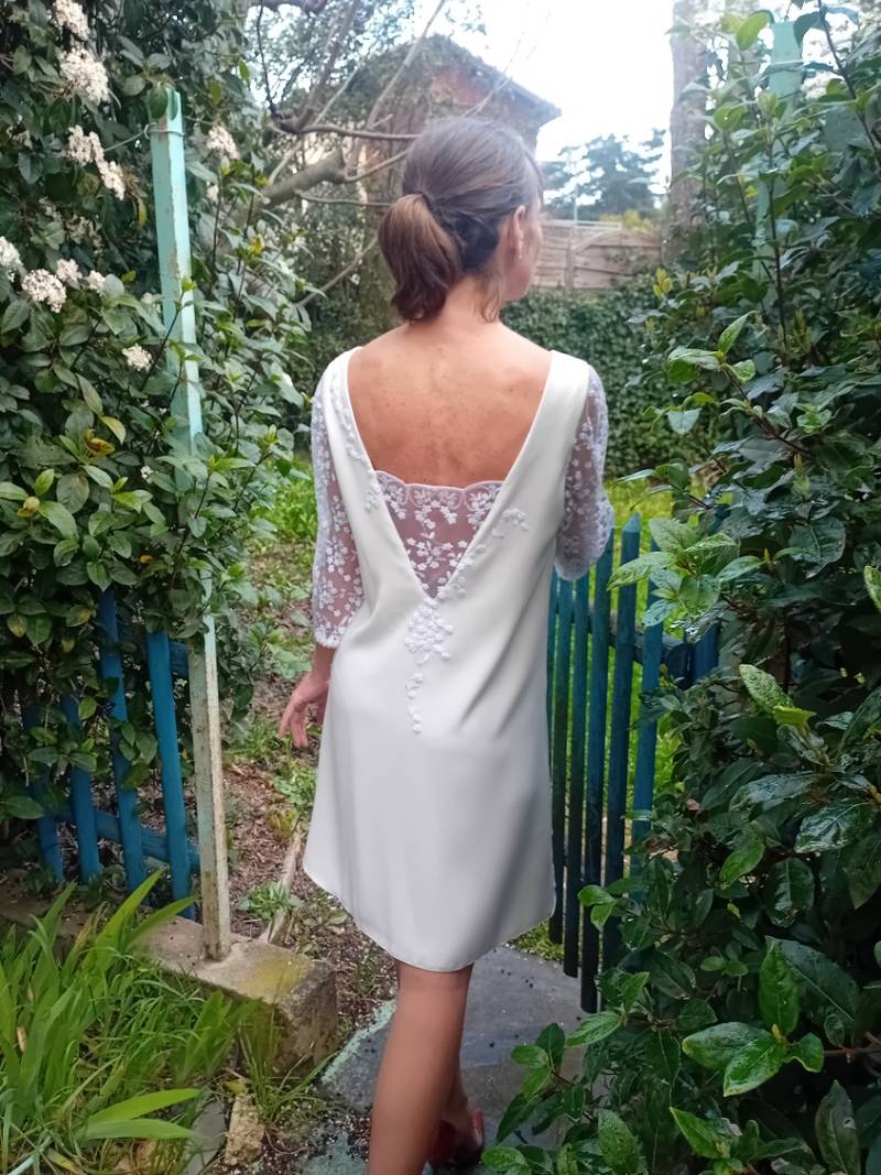 Après : Création sur-mesure Robe de mariée – par evasion-couture.fr à Luynes