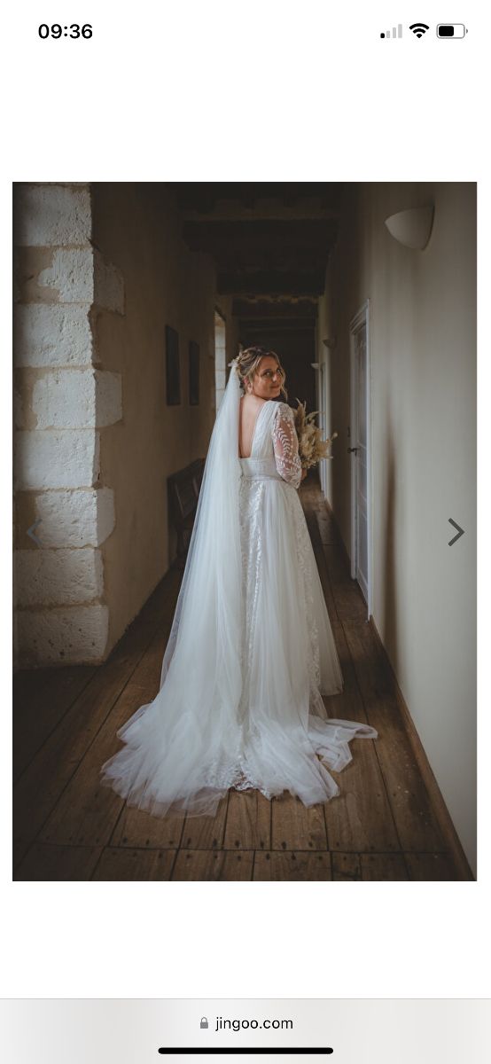 Après : Création sur-mesure Robe de mariée – par ATELIER ERMANCE à Asnieres-sur-Seine