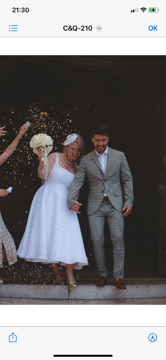 Après : Création sur-mesure Robe de mariée – par ATELIER ERMANCE à Asnieres-sur-Seine
