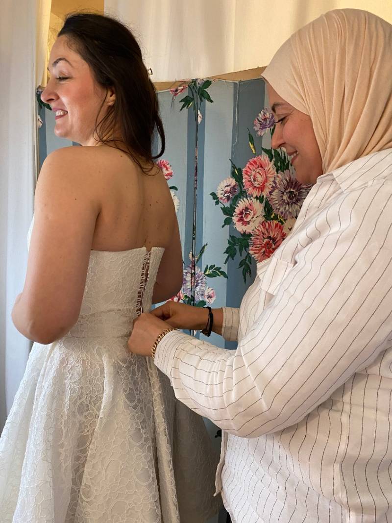 Après : Création sur-mesure Robe de mariée _Autre – par Dalou couture à BEZONS