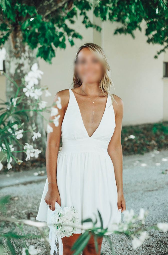 Avant : Création sur-mesure Robe de mariée – par Mona Taschini à Lyon